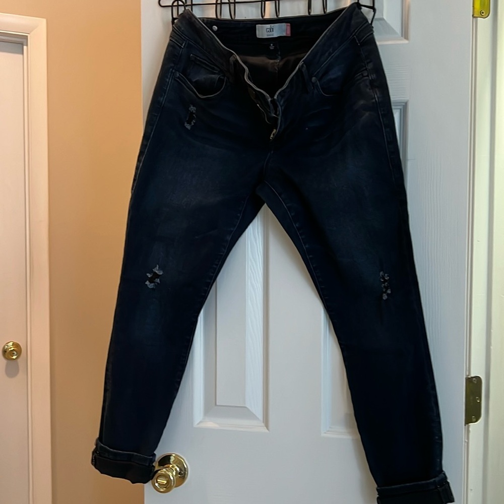 Cabi dark denim skinny jeans